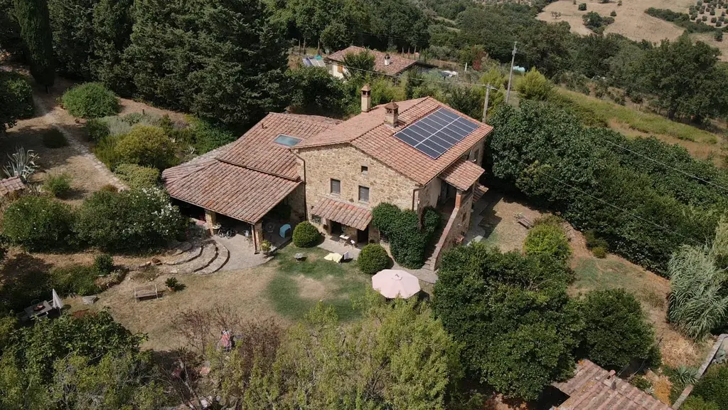 Il Casale, la casa grande con il salone