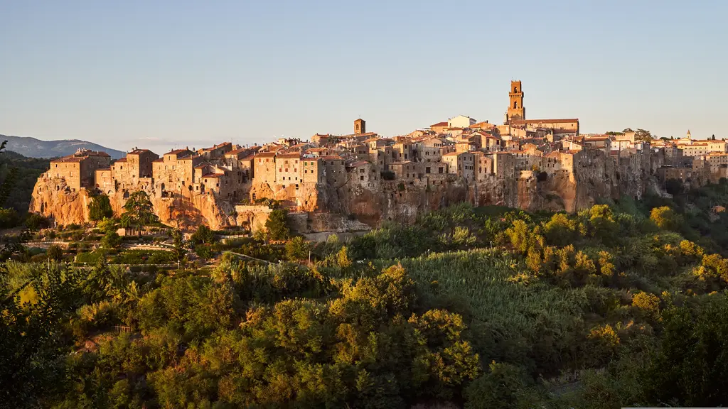 Pitigliano, one of the tuff-stone villages